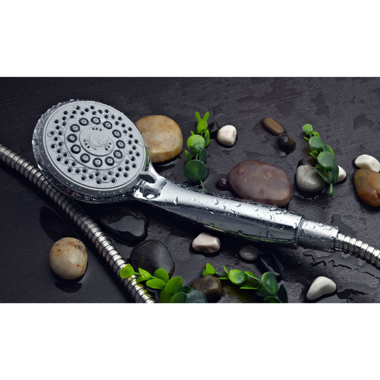 Chrome 30-Setting Handheld and Wall Mount Shower Combo