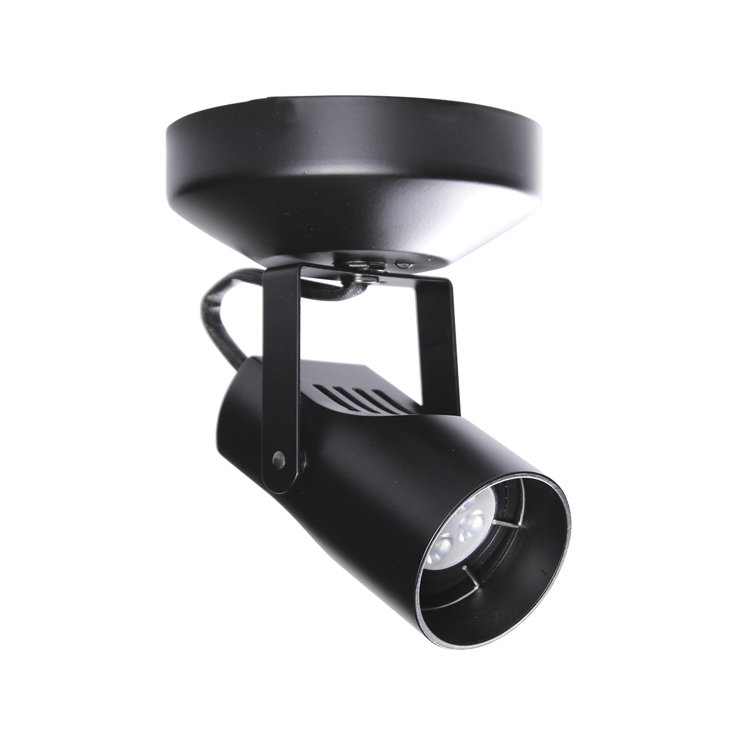 Black Aluminum Dimmable Monopoint Spot Light