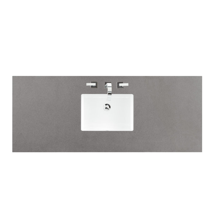Bristol 60" Dark Wood Single Bathroom Vanity