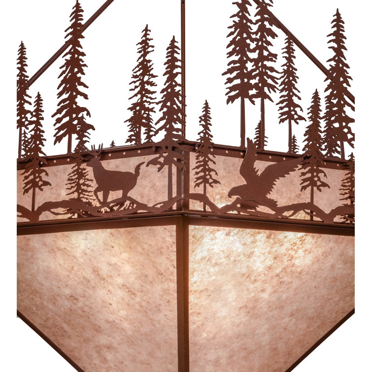 Mini Island Brushed Nickel 9-Light LED Indoor/Outdoor Pendant