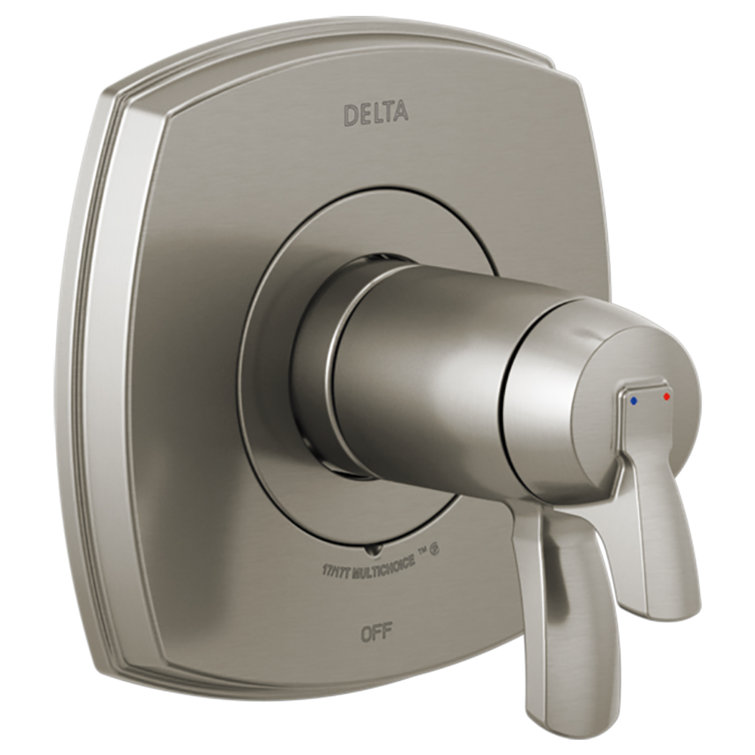Stainless Steel Modern Wall-Mounted Thermostatic Shower Trim