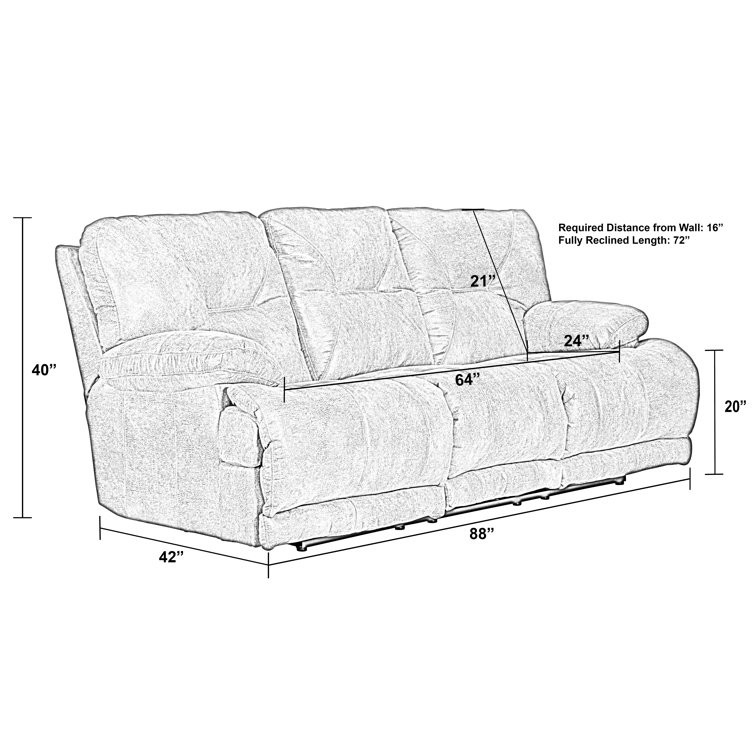 Voyager Slate Tufted Faux Leather Reclining Sectional Sofa