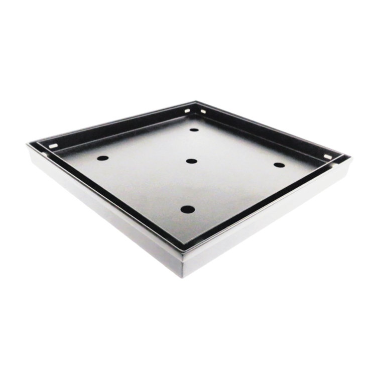 8'' Square Stainless Steel Tile Insert Shower Drain