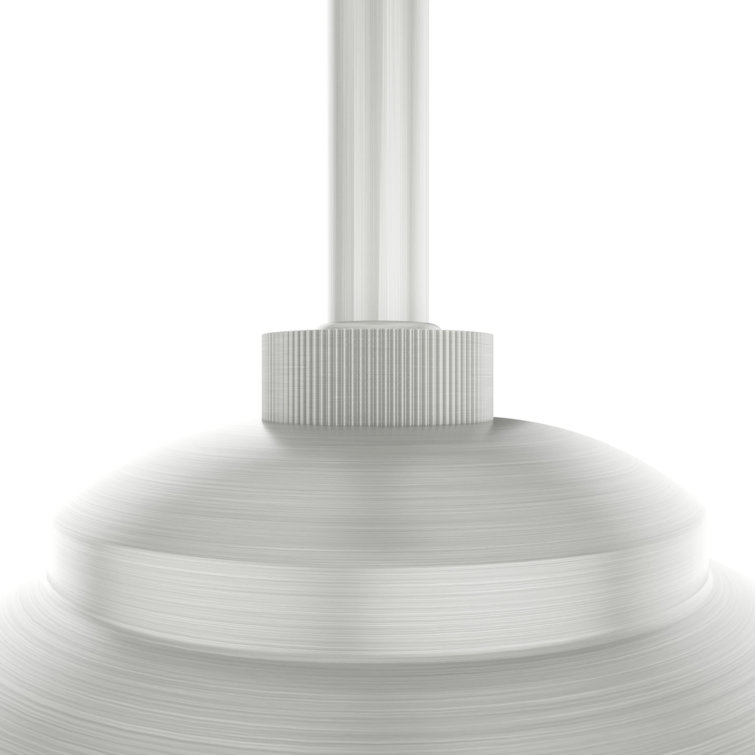 Hepburn Mini Globe LED Pendant in Brushed Nickel with Glass Shade