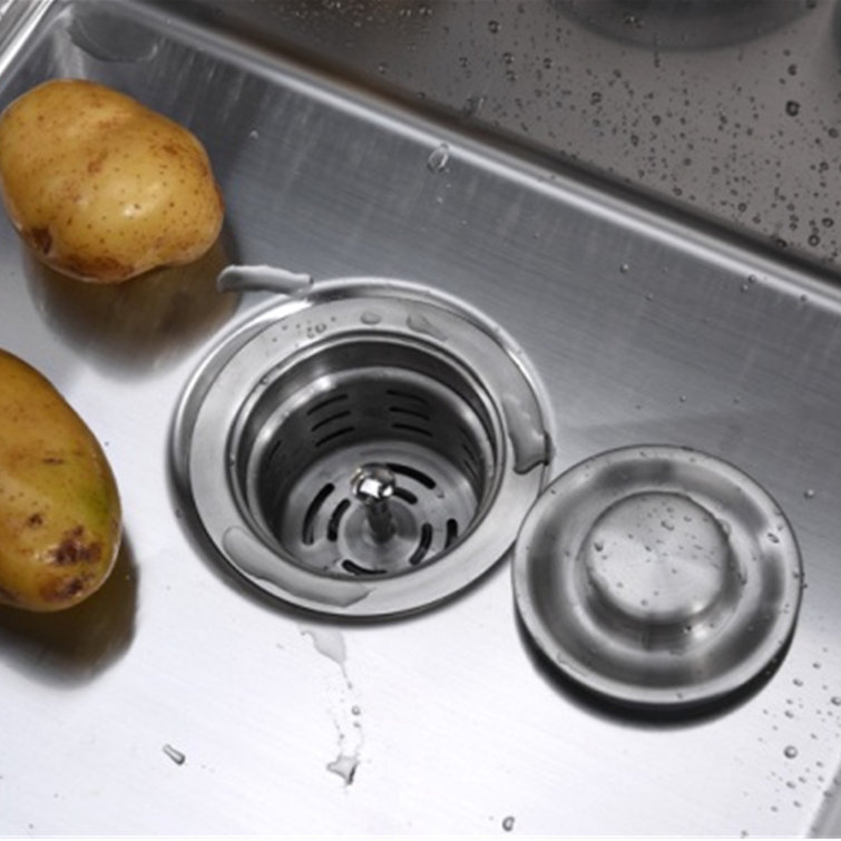 Stainless Steel Deep Basket Kitchen Sink Strainer
