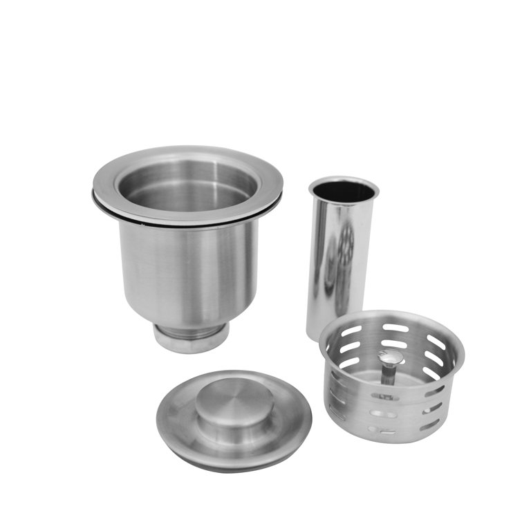 Stainless Steel Deep Basket Kitchen Sink Strainer