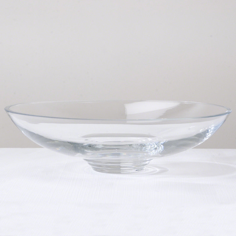 Global Views 12'' Round Glass Coupe Bowl