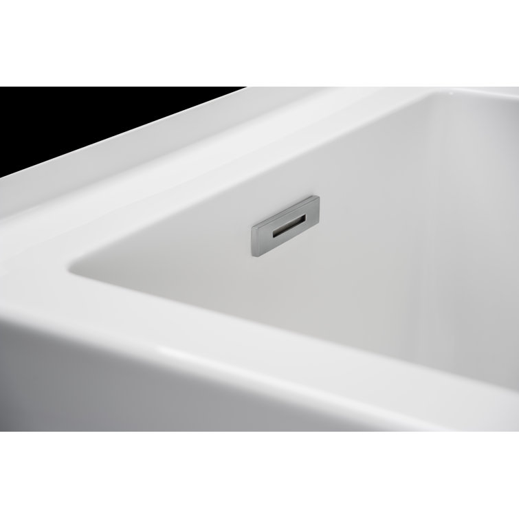 Linear Overflow 5" Toe Tap Tub Drain Kit in Brushed Nickel