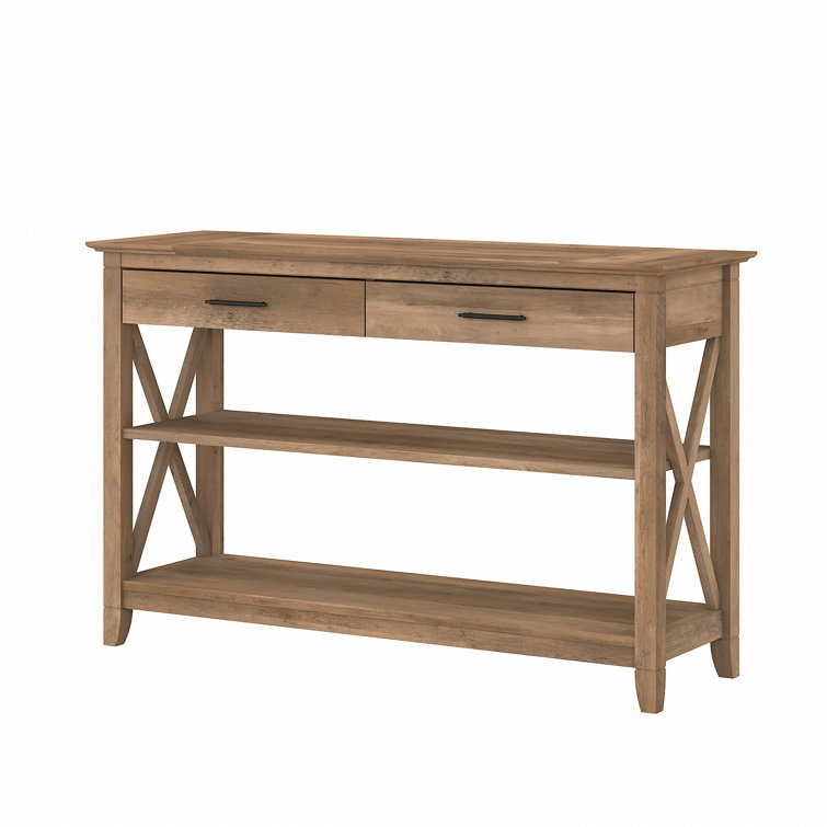 Key West 46.9" Reclaimed Pine Engineered Wood Console Table with Storage