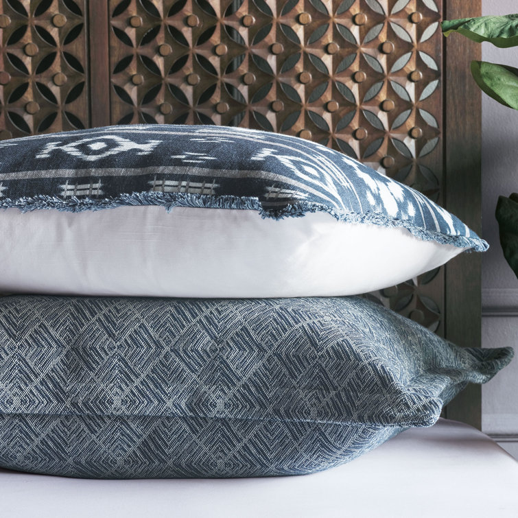 Saya Traditional Linen Abstract Duvet Cover Set