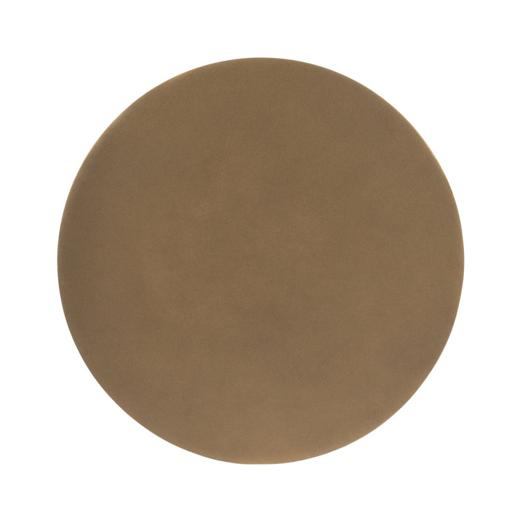 Zora 12" Round Bronze Iron Pedestal Side Table