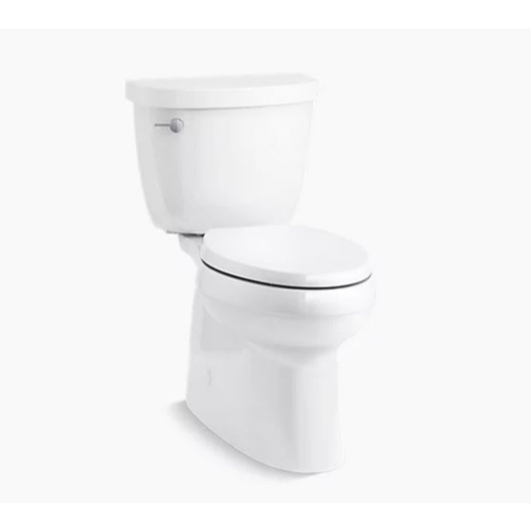 White High Efficiency Elongated Two-Piece Toilet