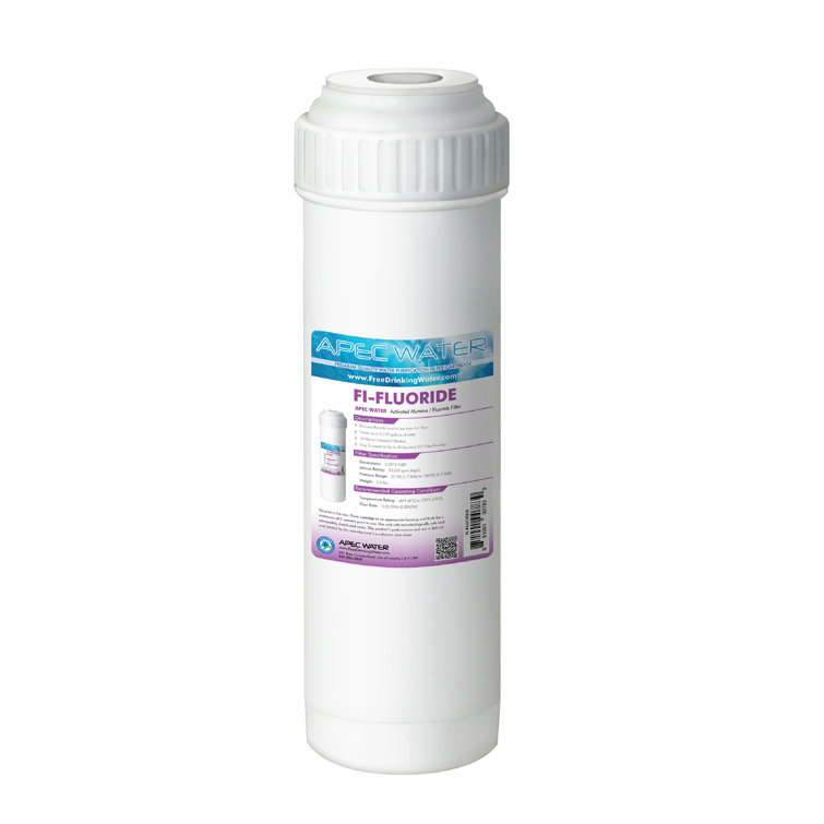 APEC 10" White Fluoride Reduction Water Filter