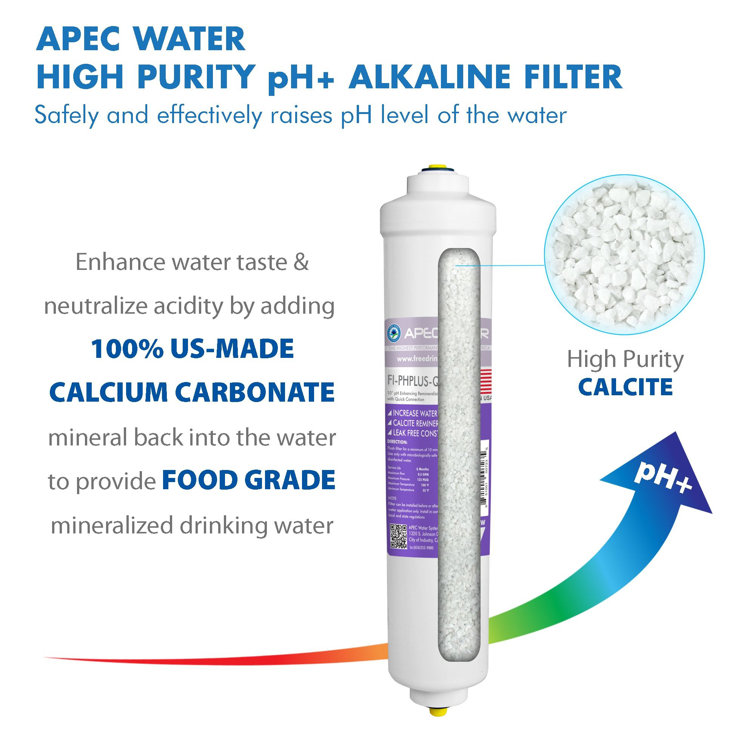 10" Alkaline High Purity Calcium Carbonate Water Filter