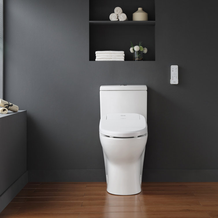 White Elongated Dual Flush High Efficiency Macerating Toilet