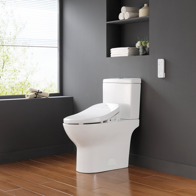 White Elongated Dual Flush High Efficiency Macerating Toilet