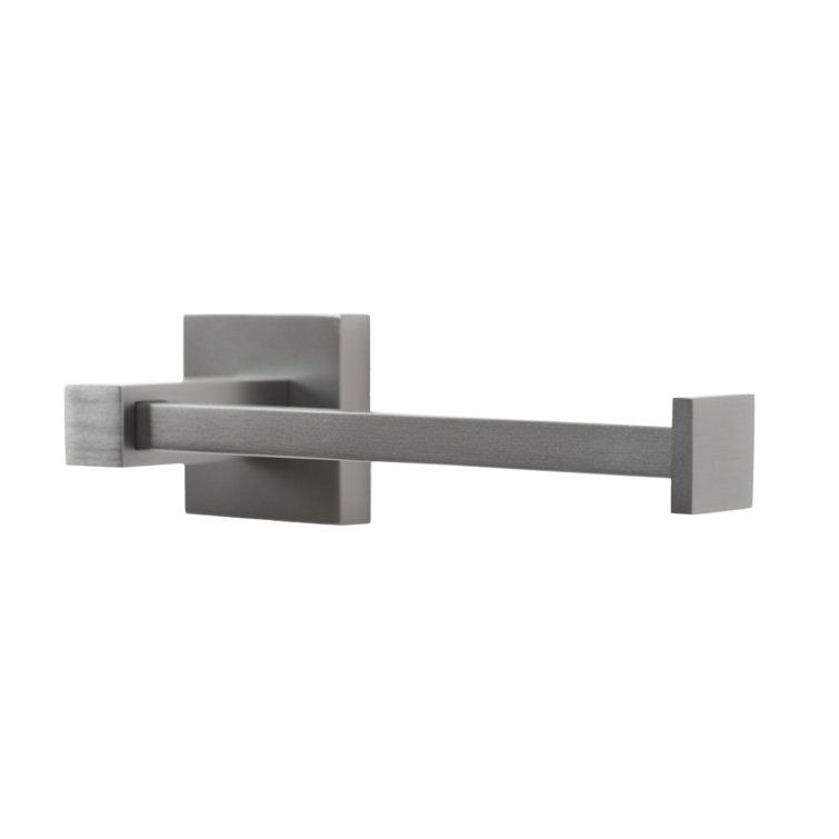 Gun Metal Grey Wall Mounted Brass Toilet Paper Holder