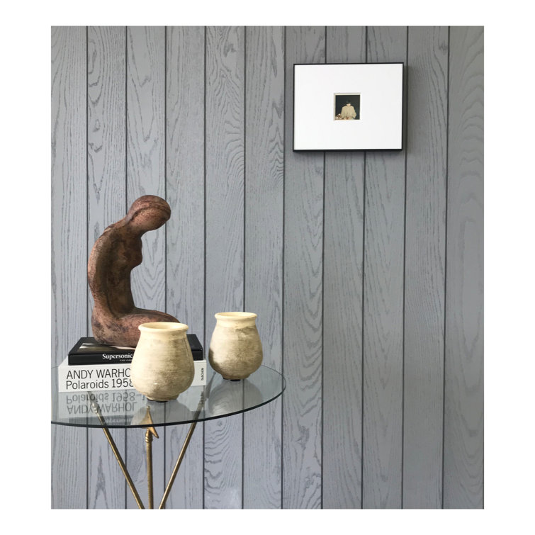 Greige Farmhouse Oak Shiplap Decorative Wall Panels (6-pack)