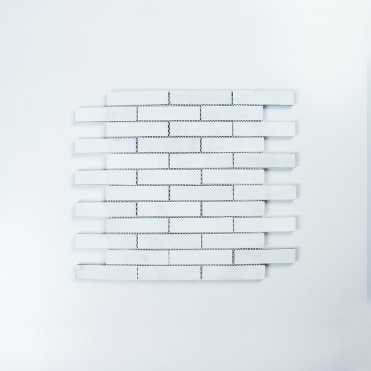 Impressions 1" x 4" Straight Edge Glass Mosaic Tile