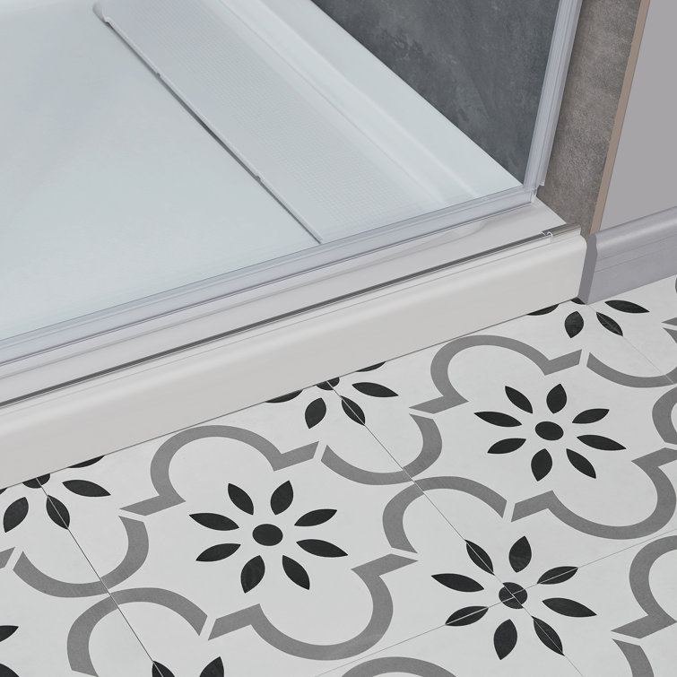 Bel Chrome Frameless Sliding Soft-Close Shower Door, 60" x 78"