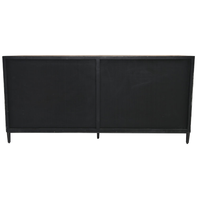 Mave Organic Brown Solid Wood 76'' Transitional Sideboard
