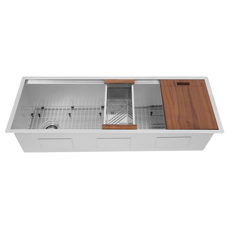 Garmisch 45" Stainless Steel Freestanding Single Bowl Kitchen Sink