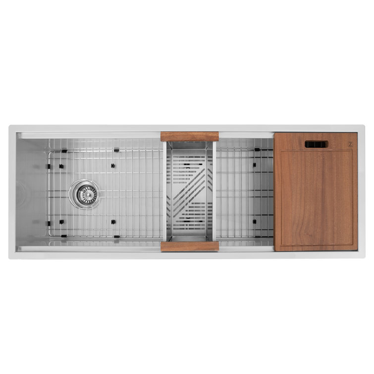 Garmisch 45" Stainless Steel Freestanding Single Bowl Kitchen Sink