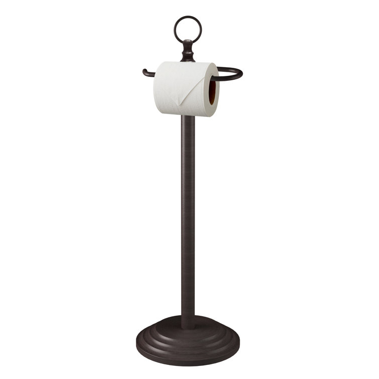 Oil Rubbed Bronze Freestanding Toilet Paper Holder