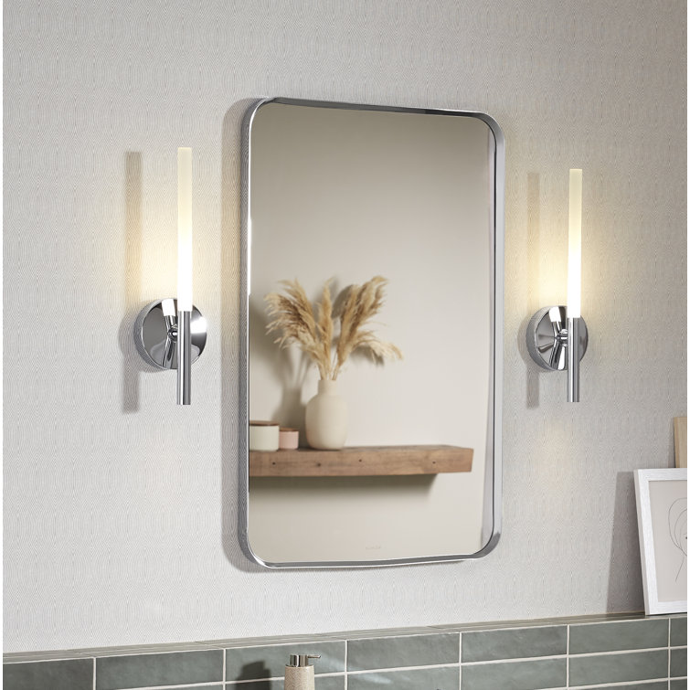 KOHLER Essential 34" x 22" Polished Chrome Rectangular Vanity Mirror