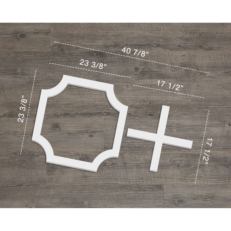 Large White PVC Decorative Fretwork Wall Panels
