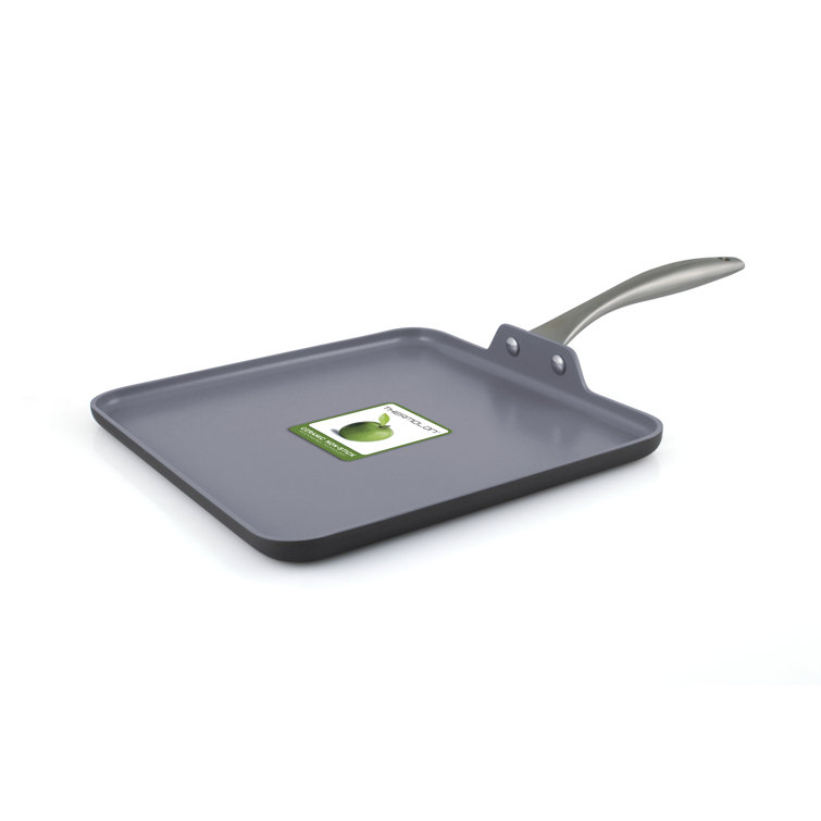 Lima 11-Inch Gray Ceramic Nonstick Square Griddle