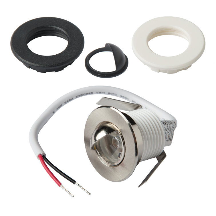 Bright White Mini Recessed LED Puck Light for Indoor Outdoor