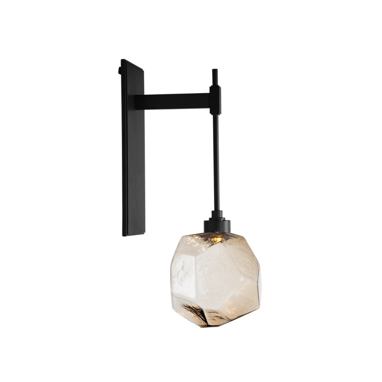 Gem Tempo Dimmable LED Wall Sconce in Matte Black and Bronze