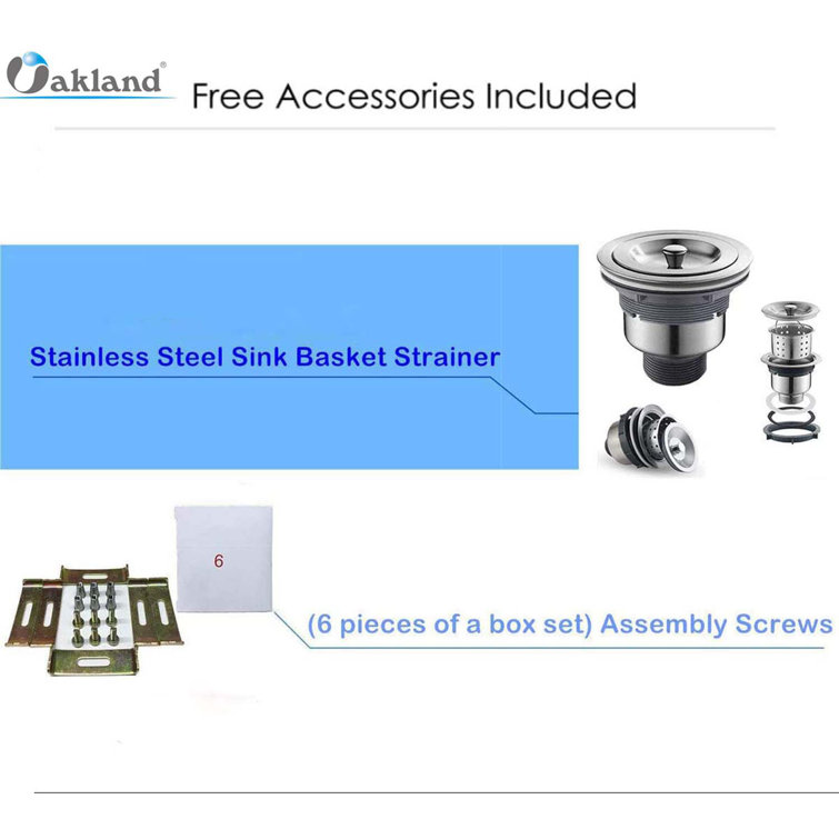 13'' Square Undermount Stainless Steel Single Bowl Kitchen Sink