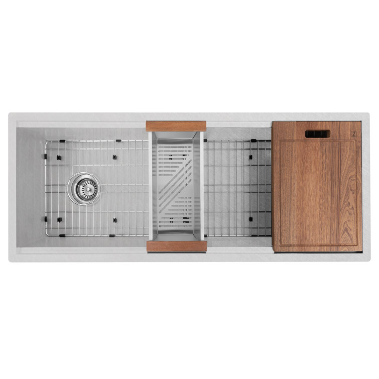 Garmisch 43" Stainless Steel Single Bowl Undermount Kitchen Sink