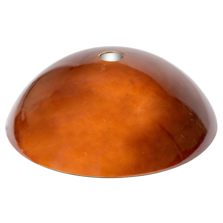 Eden Brown and Gold Glass Above-Counter Vessel Sink