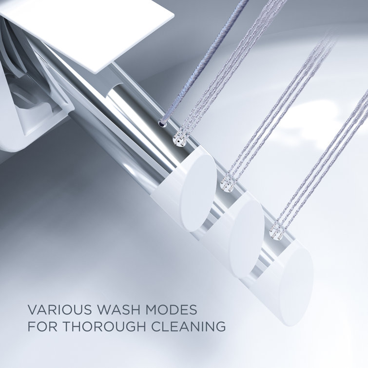 Discovery DLX White Elongated High Efficiency Bidet Toilet