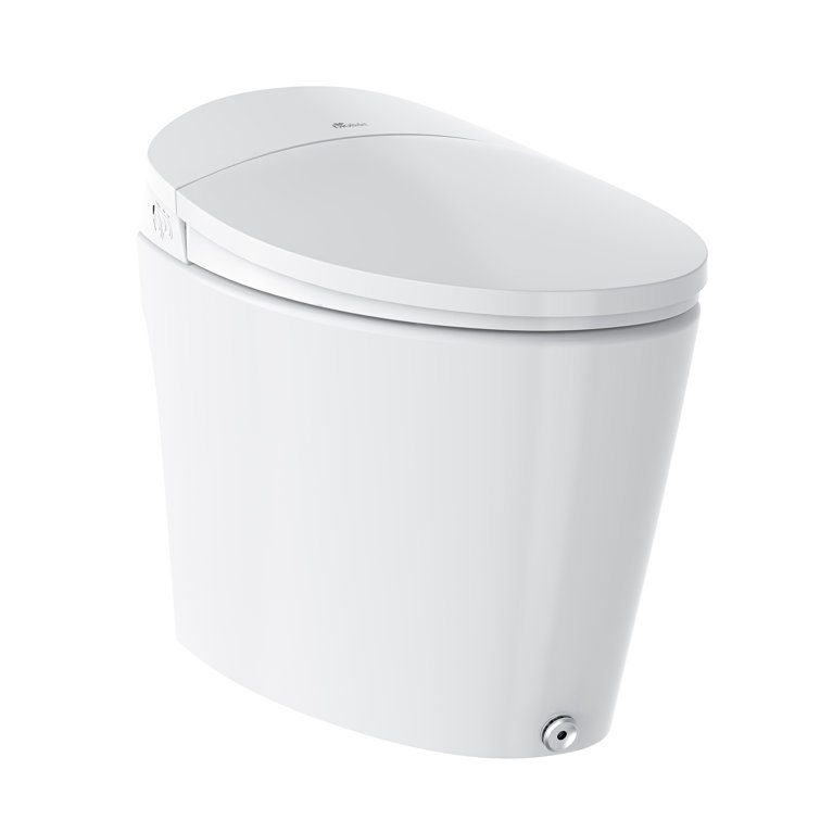 Discovery DLX White Elongated High Efficiency Bidet Toilet