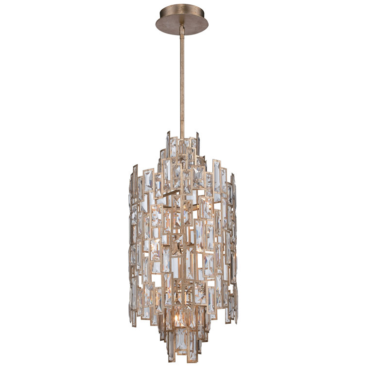 Luxor Gold Crystal 10-Light Indoor Pendant