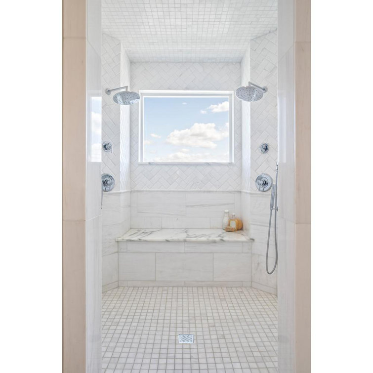 4" x 4" Stainless Steel Square Shower Drain with Grate