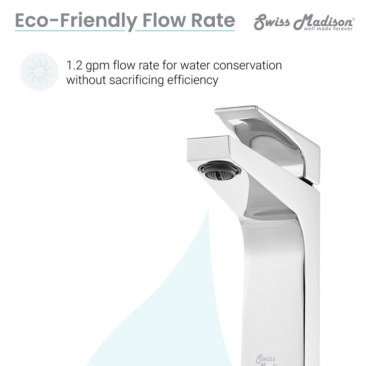 Voltaire Modern Elegance Chrome Single-Handle Bathroom Faucet