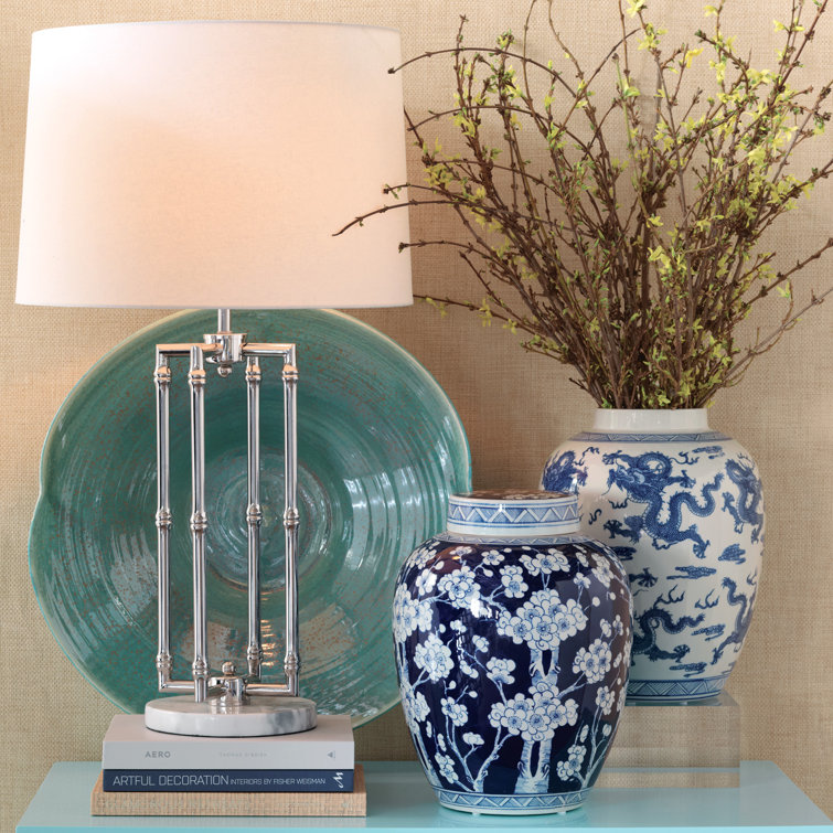 Sakura Blossom Hand-Painted Porcelain Decorative Jar