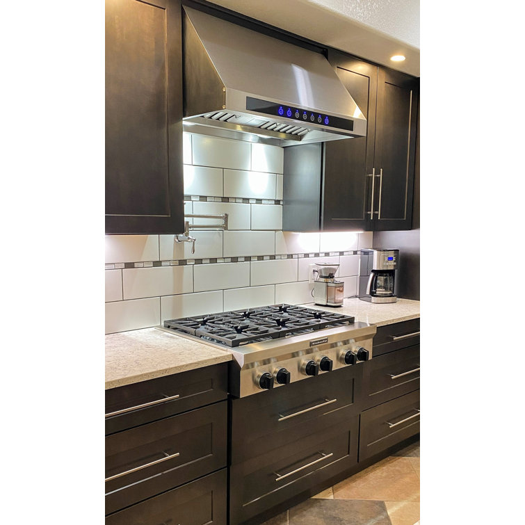 36" Stainless Steel Under Cabinet Range Hood with EZ Touch Controls