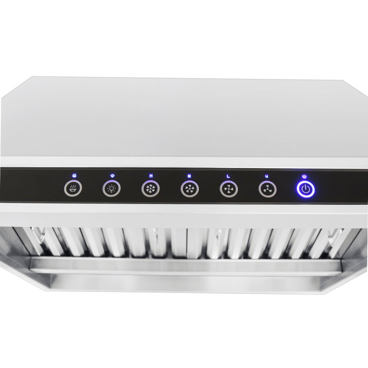 36" Stainless Steel Under Cabinet Range Hood with EZ Touch Controls