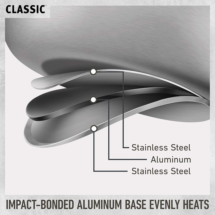 10-Piece Stainless Steel Cookware Set with Glass Lids