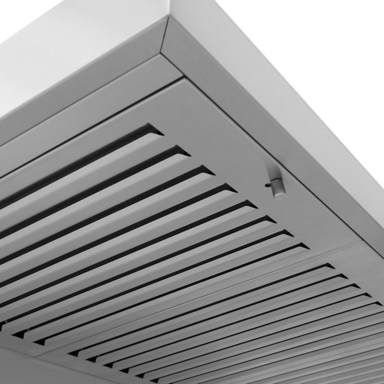 30" Stainless Steel Convertible Wall Mount Range Hood with Charcoal Filter