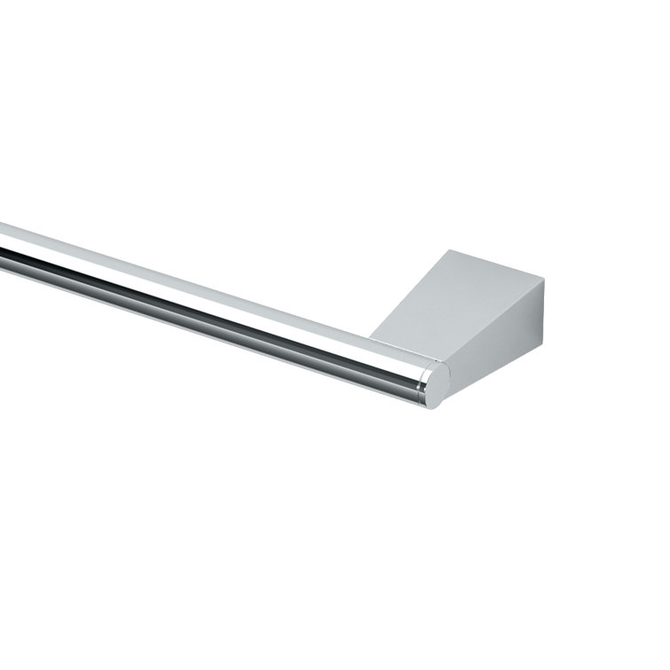 Bleu Collection 24-inch Polished Chrome Wall Mounted Towel Bar
