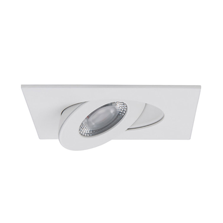Lotos 3.5'' White Aluminum Canless LED Recessed Lighting Kit
