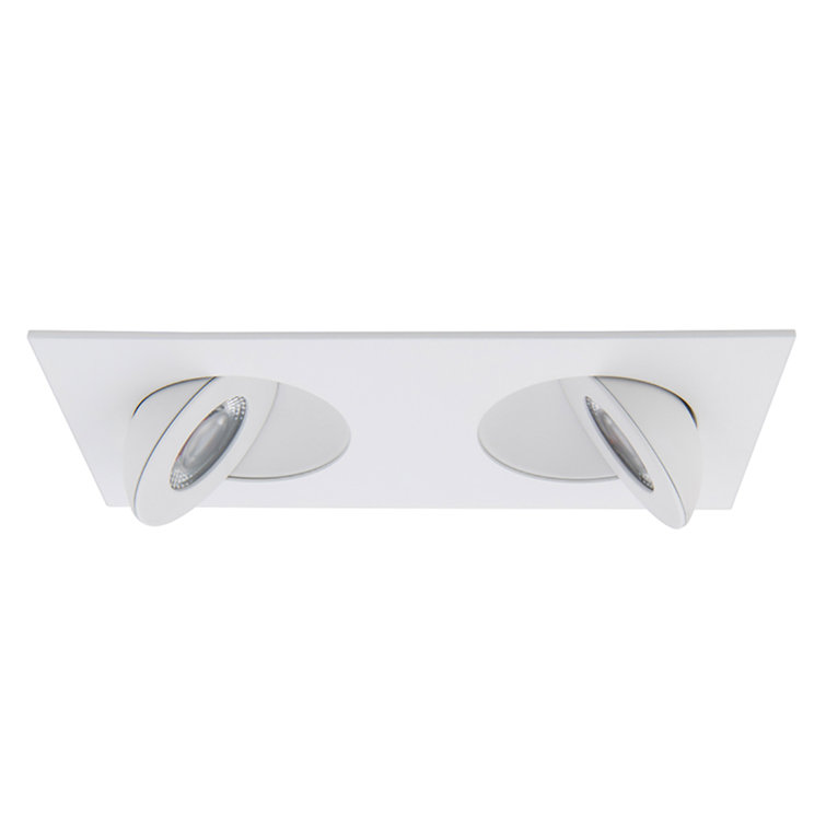 White Aluminum 3.5'' LED Recessed Lighting Kit