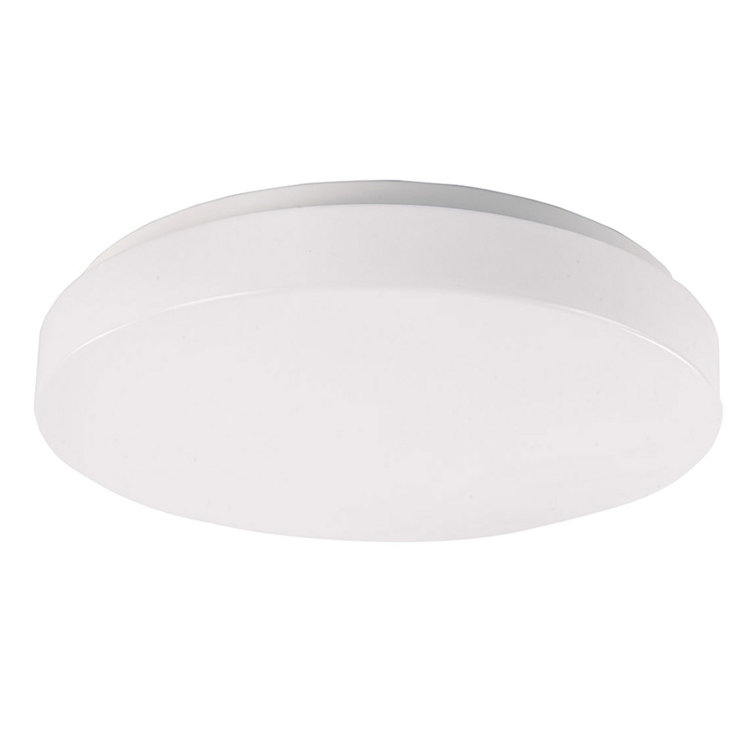Blo 15" White LED Energy Star Flush Mount with Acrylic Diffuser